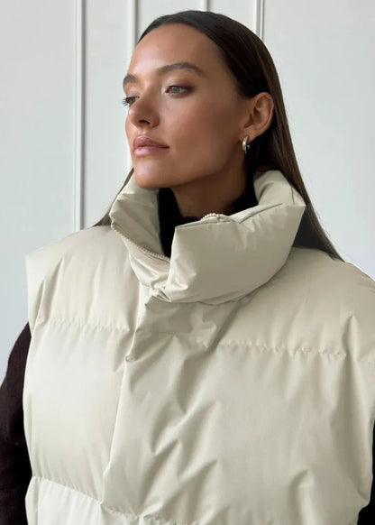 Padded Cotton Vest - European and American Fall/Winter Style