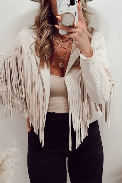 Tassel Tango Cropped Jacket