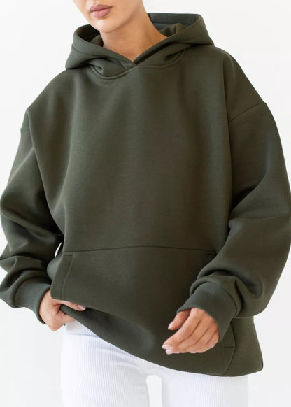 Cozy Long-Sleeved Hooded Sweatshirt