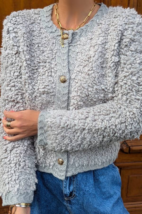 Button Knit Cardigan