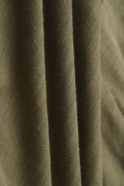 O-neck Djustable Jumpsuit With Pocket