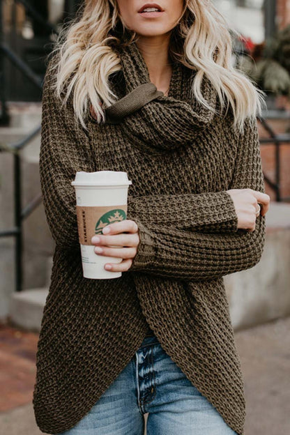 Irregular Winter Shawl Sweater(5 Colors)