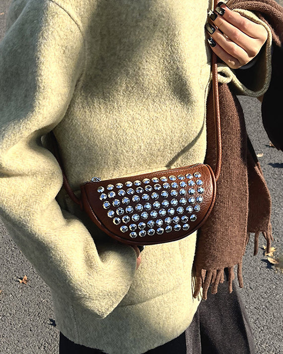 Mini Rhinestone Crossbody Bag