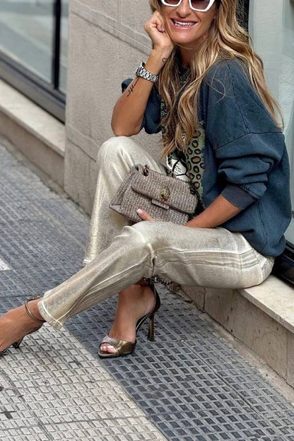 Leopard Print Sweatshirt