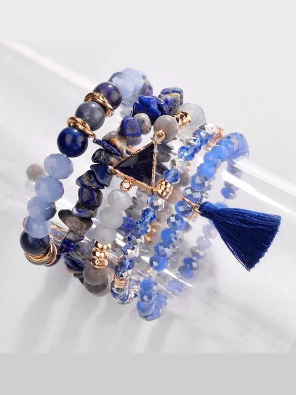 5pcs Tassel Charm Bracelet for Women