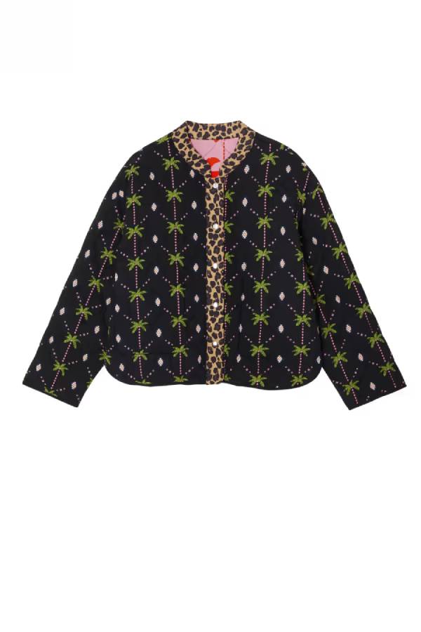 Chaqueta acolchada reversible Havana medianoche 