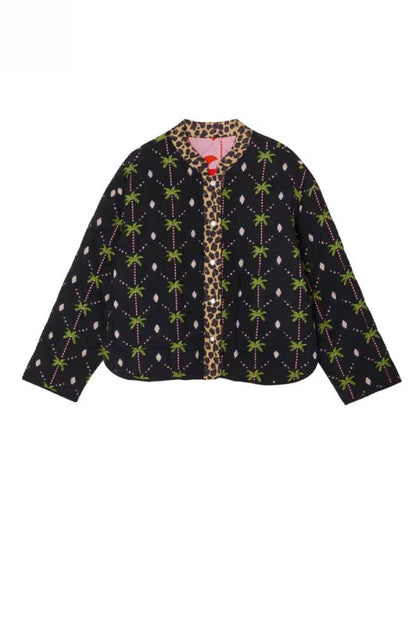 Chaqueta acolchada reversible Havana medianoche 