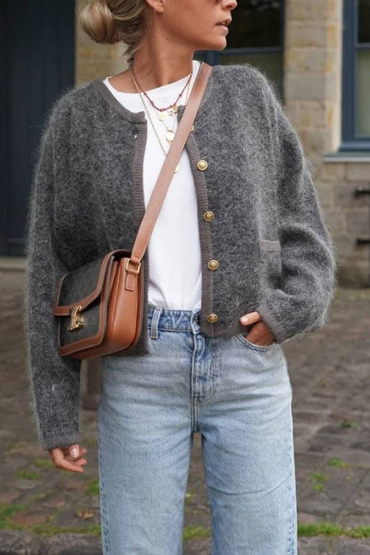 Women's Cozy Seahorse Knit Cardigan