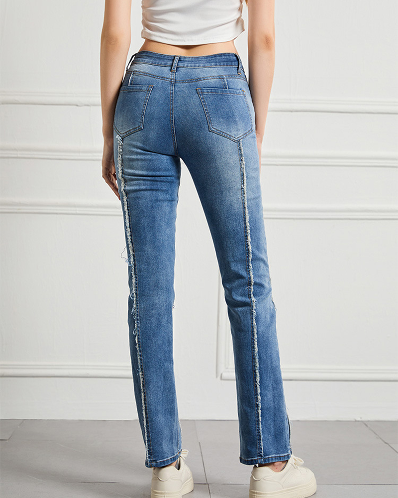 Slim High-Rise Jeans