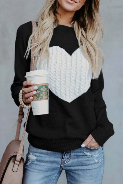Heart Shaped Sweater 4 Colors