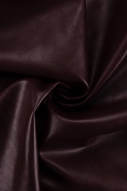 Amanda Peaked Lapel Jacket Leather Set