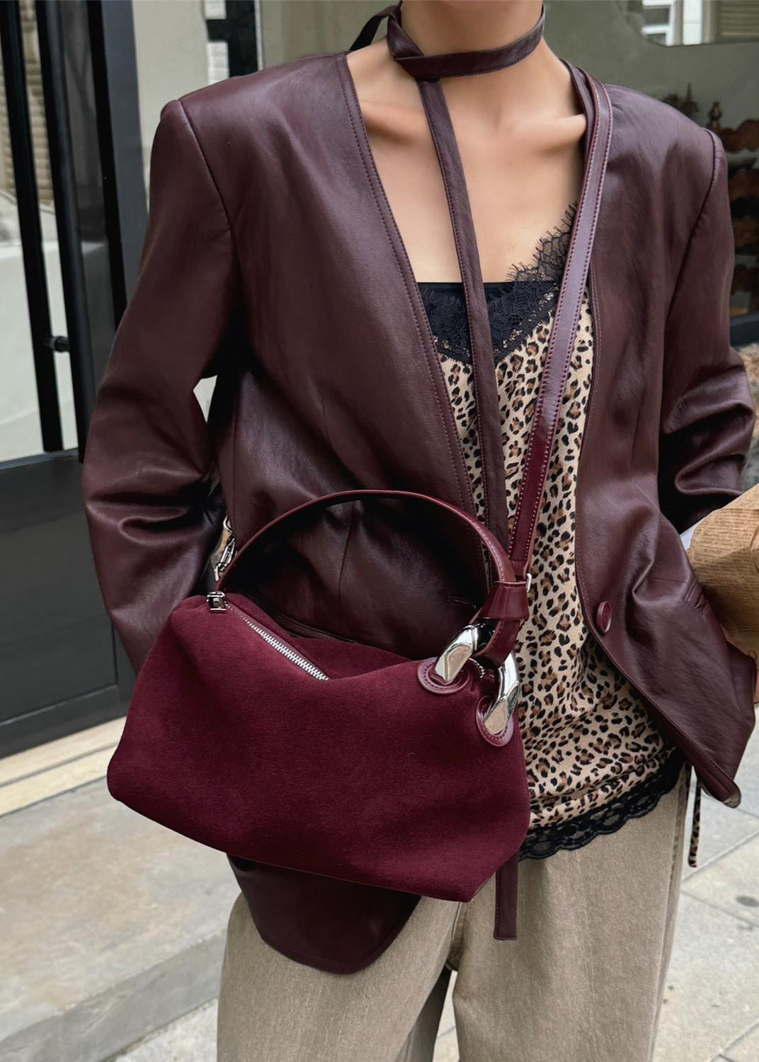 Sienna - Suede Shoulder and Crossbody Bag