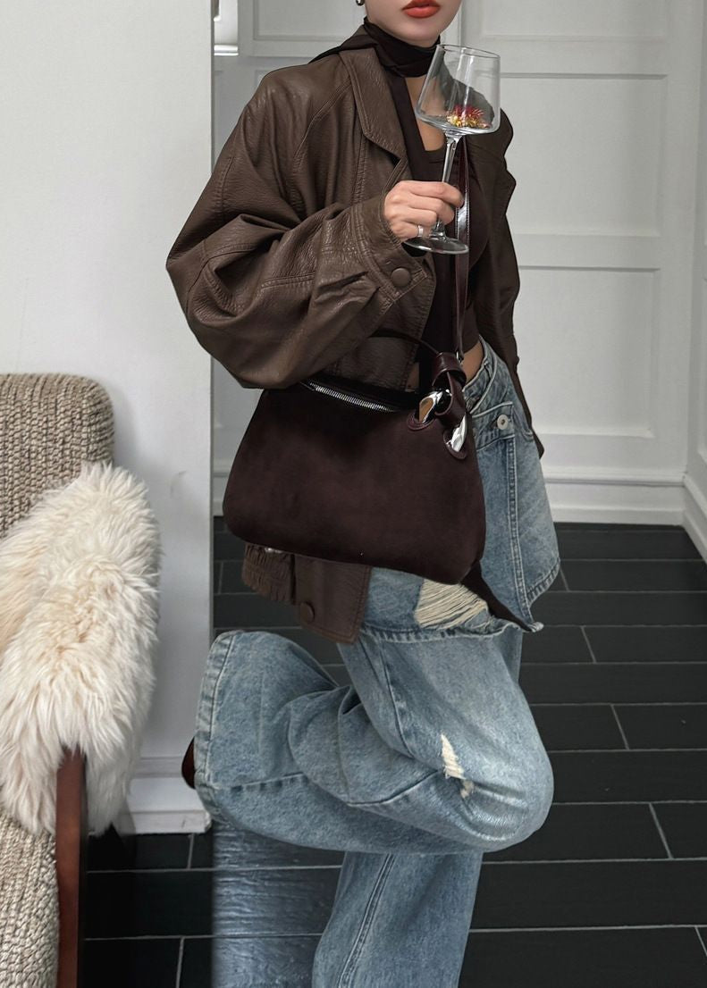 Sienna - Suede Shoulder and Crossbody Bag