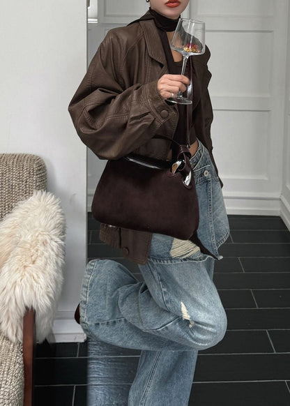 Sienna - Suede Shoulder and Crossbody Bag