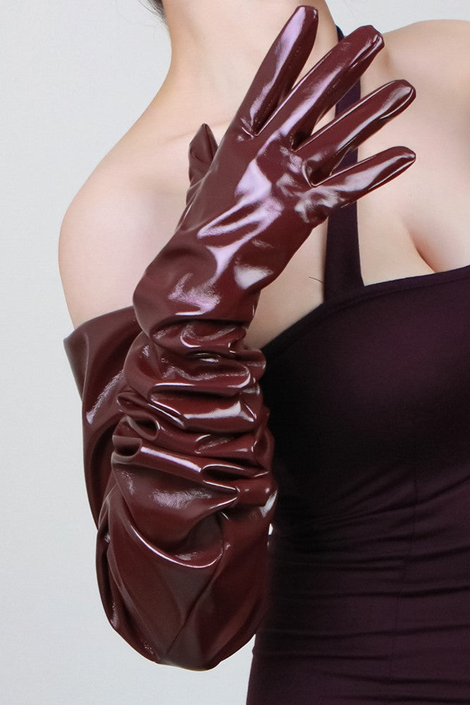 Alison PU Leather Gloves