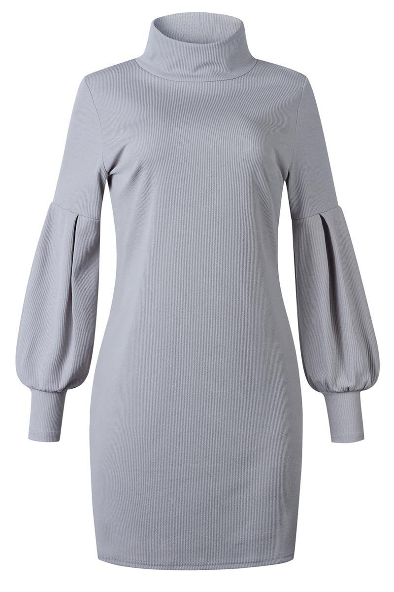 Vestido sexy de otoño con cuello redondo (3 colores)