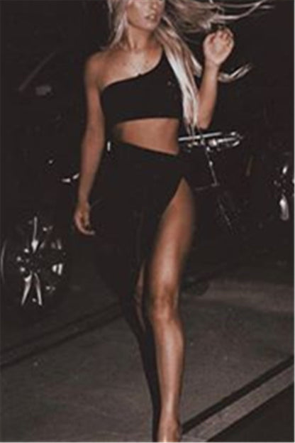 Fashion Sexy Irregular Two-Piece Swimsuit