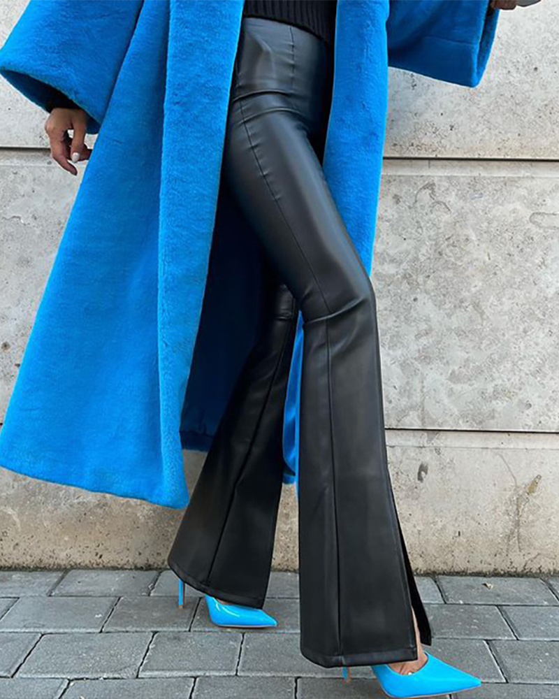 Sexy Tight PU Leather Pants