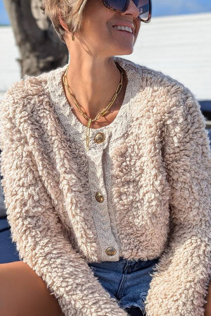 Button Knit Cardigan