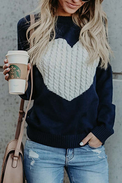 Heart Shaped Sweater 4 Colors