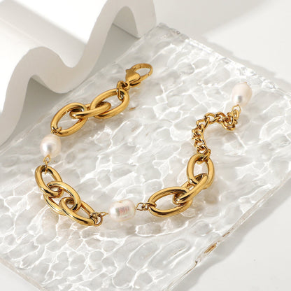 Adriana Freshwater Pearl Chain Bracelet