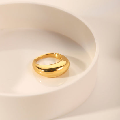 Aurora Gold Dome Ring