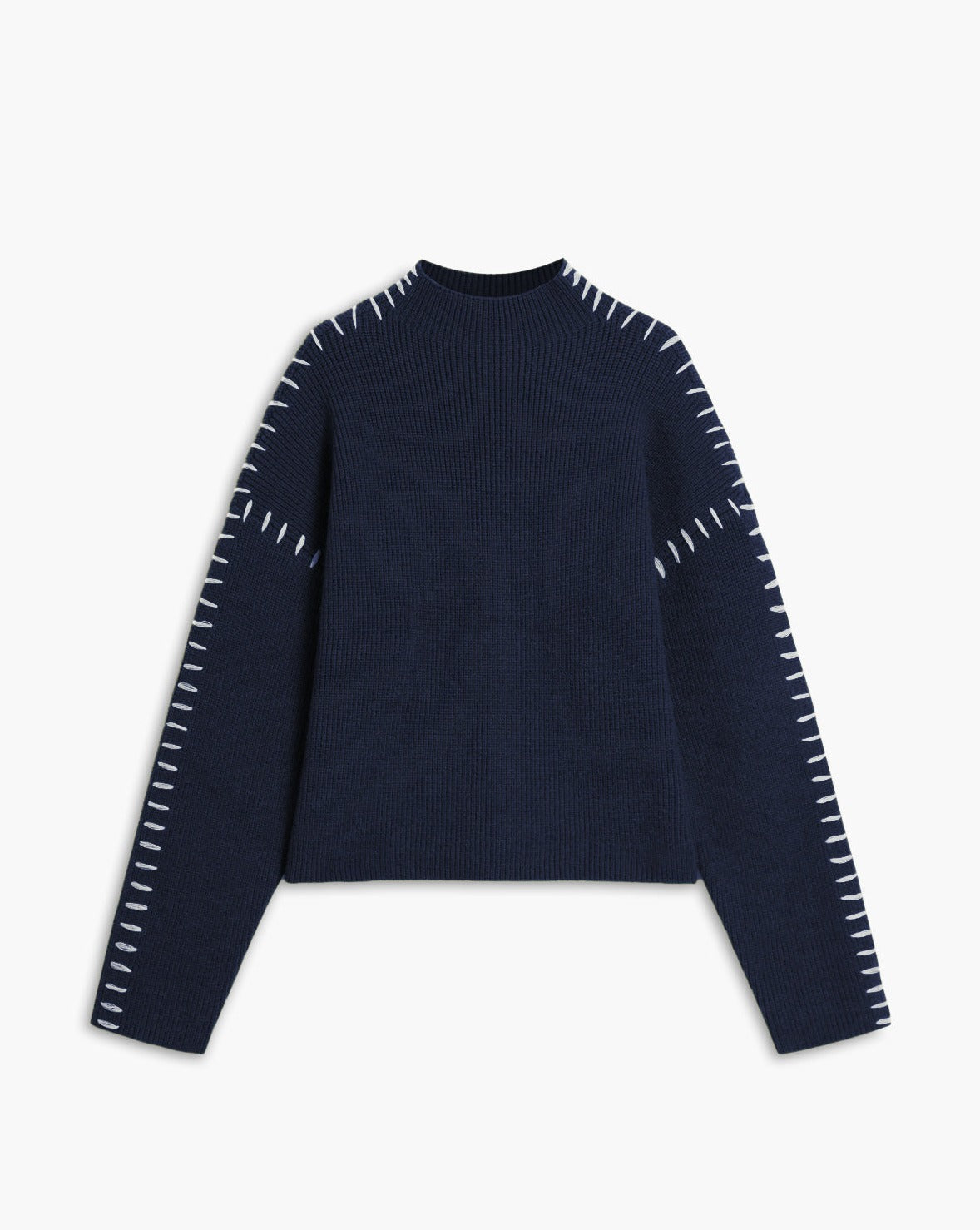 Shift The Focus Oversized Mock Neck Sweater