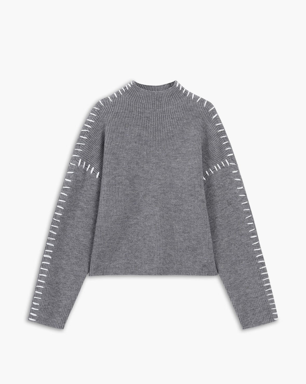 Shift The Focus Oversized Mock Neck Sweater