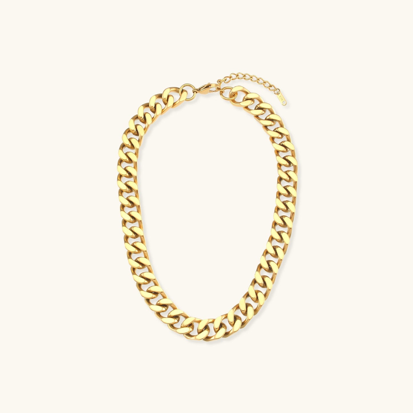 Bold Essence - Chunky Gold Chain Necklace