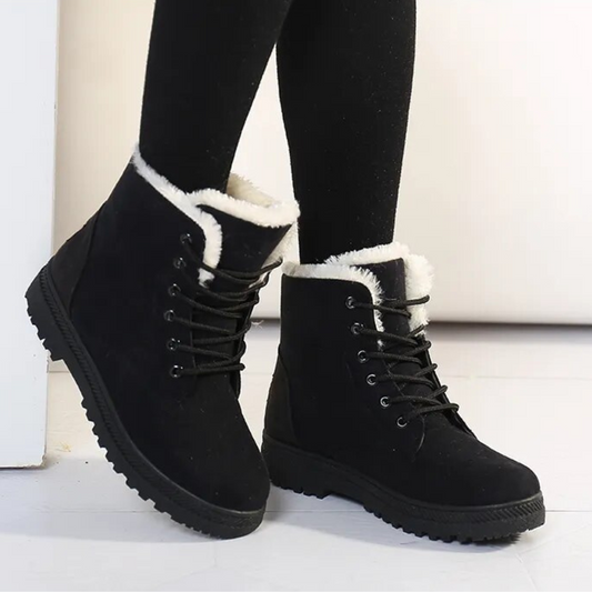 Casual Suede Winter Ankle Boots with and Heel for Women | Ideal for Winter