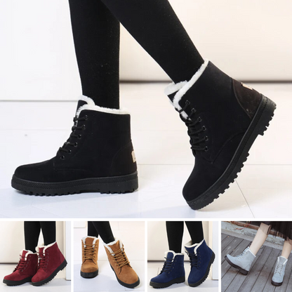 Casual Suede Winter Ankle Boots with and Heel for Women | Ideal for Winter