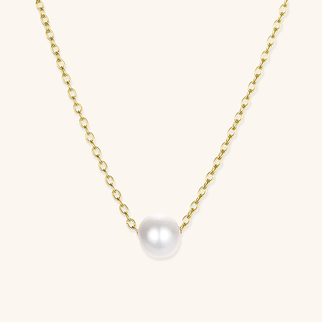 Celeste Single Pearl Necklace