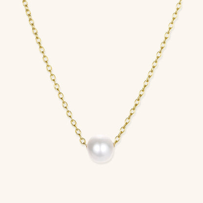 Celeste Single Pearl Necklace
