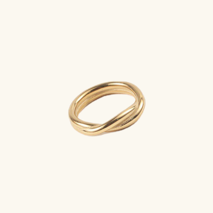 Celeste Twisted Gold Ring
