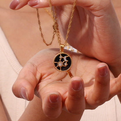 Celestia Sun & Moon Necklace