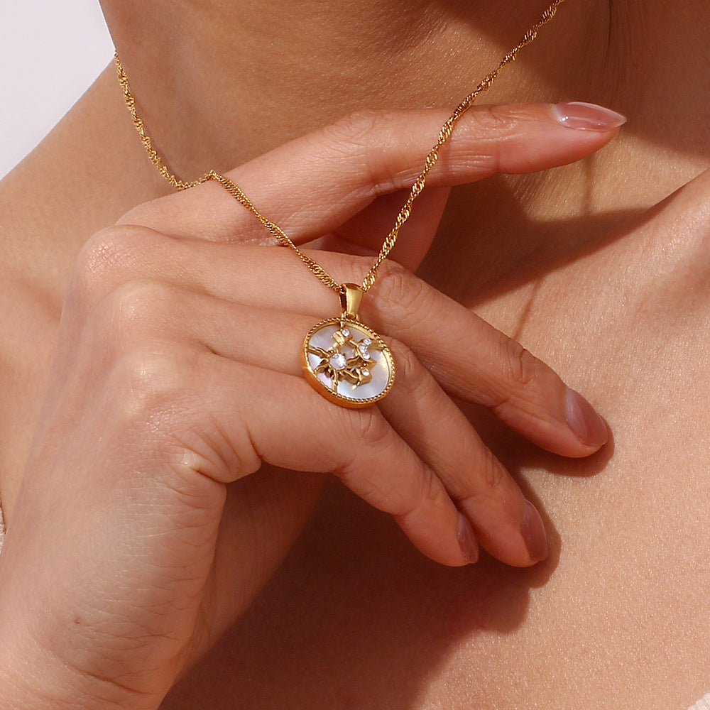 Celestia Sun & Moon Necklace