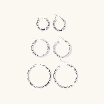Classic Hoop Essentials Set Earrings