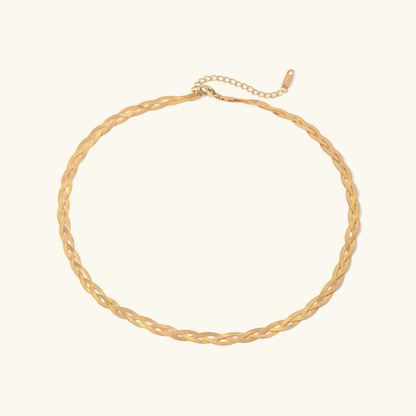 Corinna Twisted Gold Choker