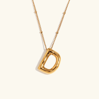 Airy Letter - Gold Initial Necklace