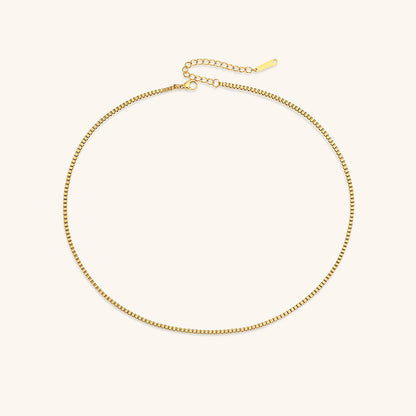 Danica Box Chain - Gold Necklace