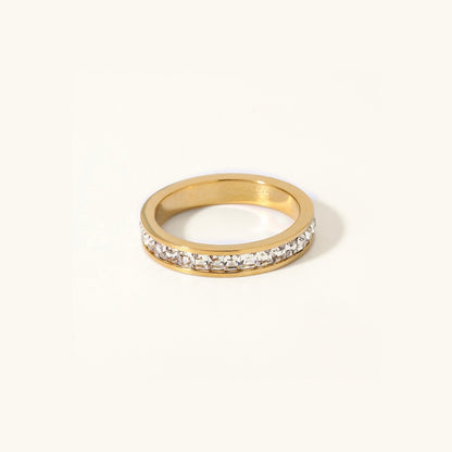 Elysia Band - Diamond Gold Ring