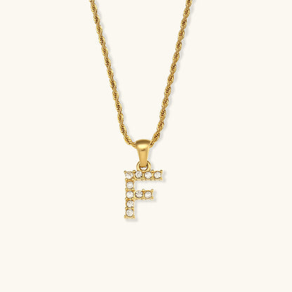 Celeste Initial Diamond Necklace