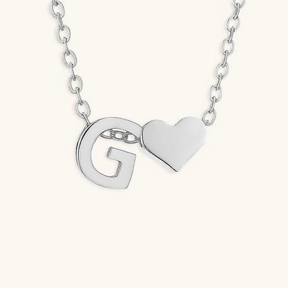 Heartfelt Initial - Gold Letter Necklace
