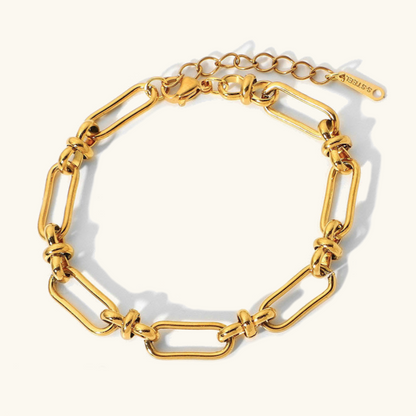 Golden Knot Chain Bracelet