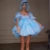 Women Kawaii Puff Sleeve Tulle Princess Dress Vintage Off Shoulder Square Collar Mini Dress Puffy Mesh Party Prom Evening Dress