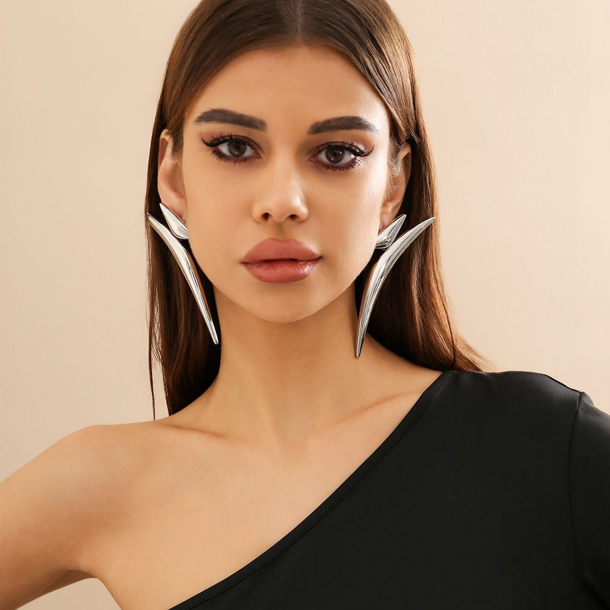 Nova Curve - Sculptural Statement Earrings
