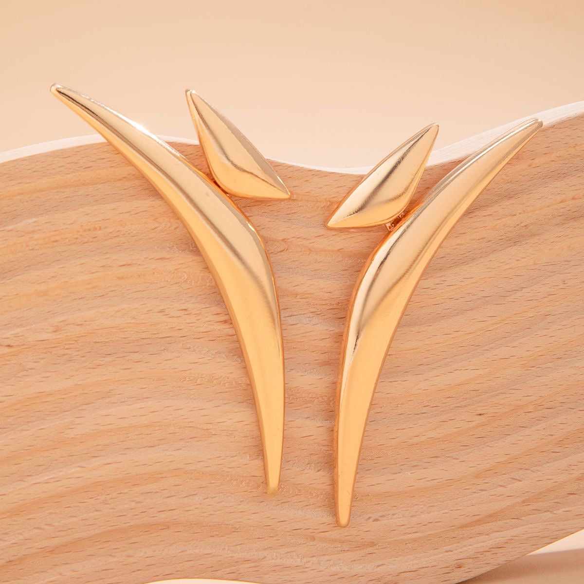Nova Curve - Sculptural Statement Earrings