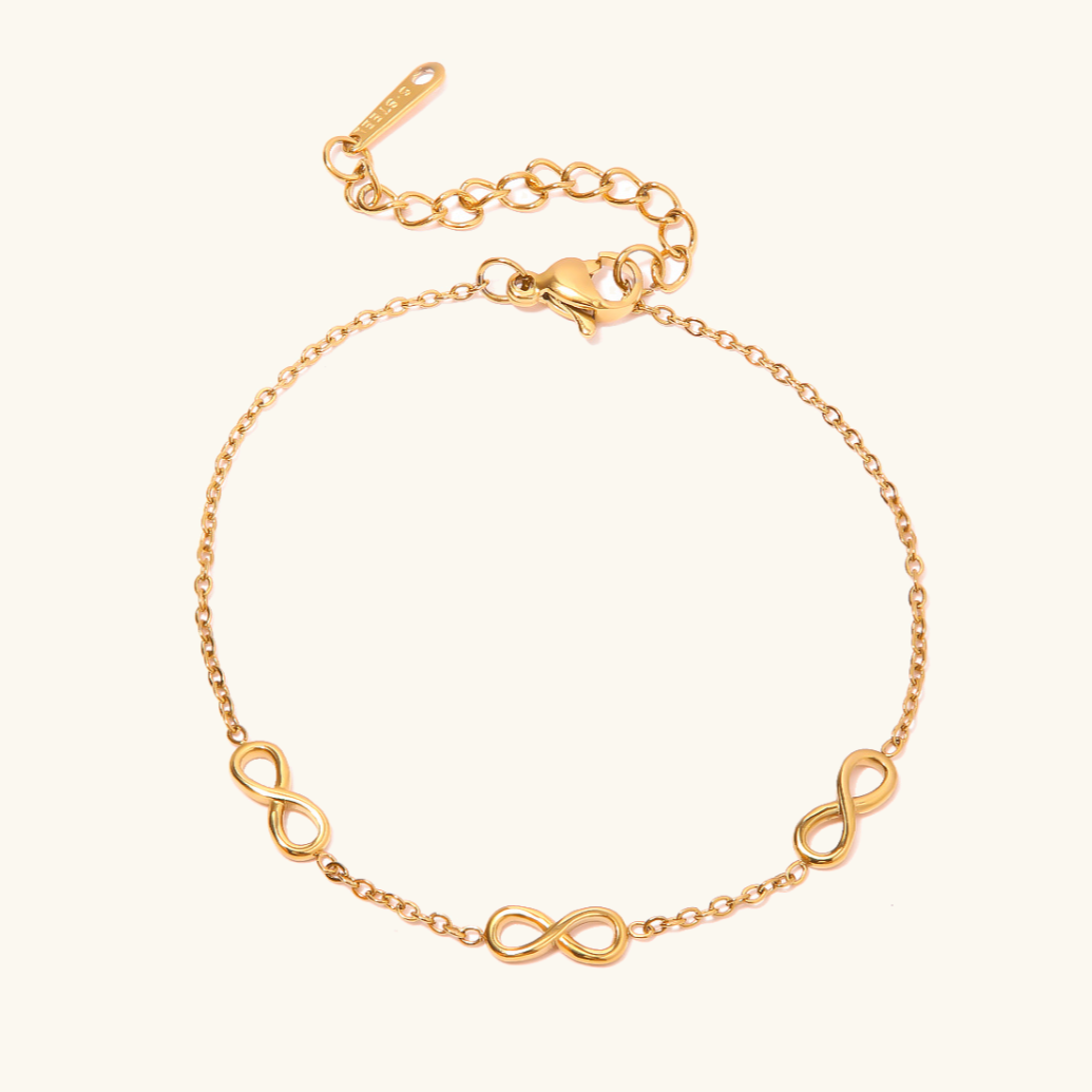 Infinity Embrace Gold Bracelet