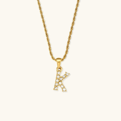 Celeste Initial Diamond Necklace