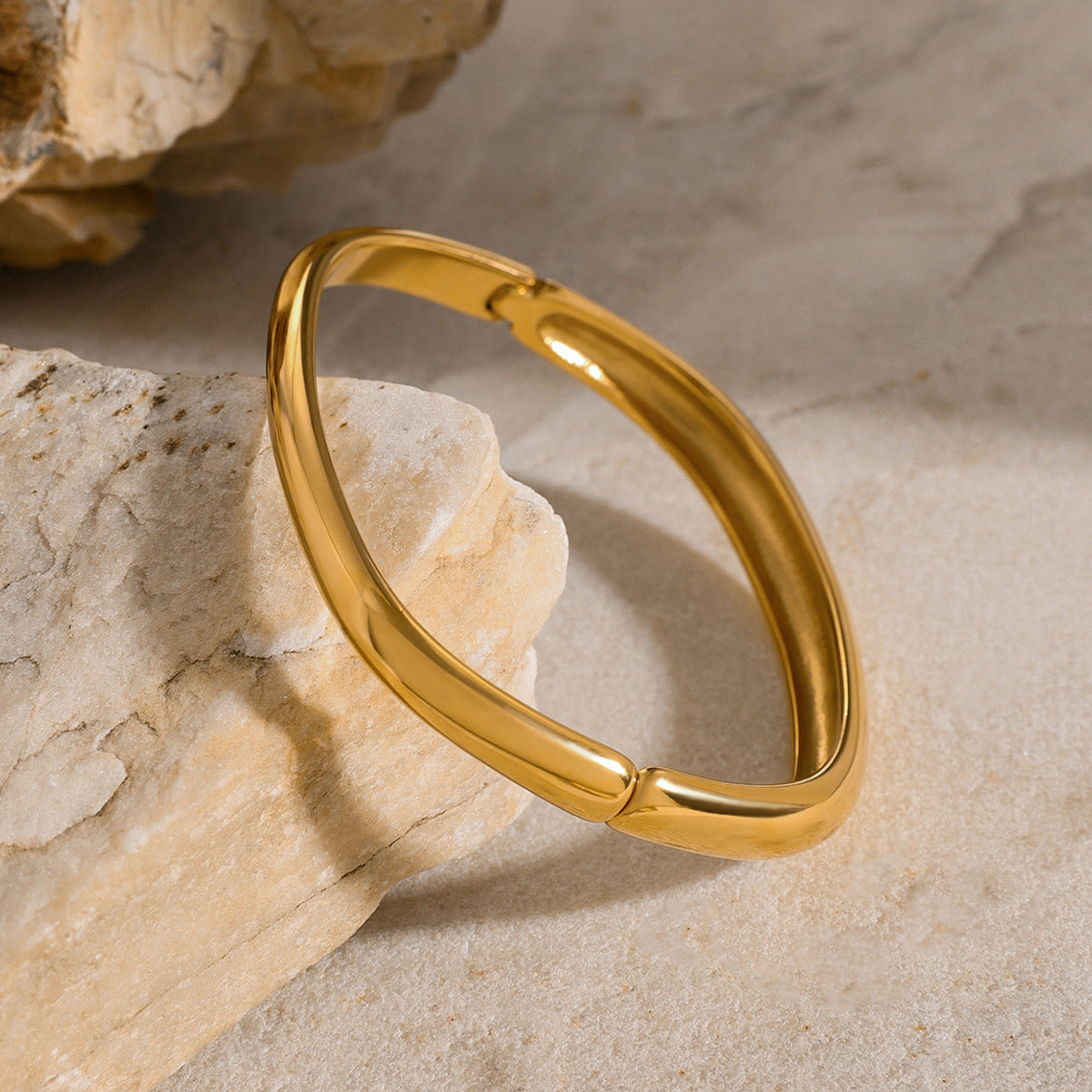 Lustrous Gold Bangle